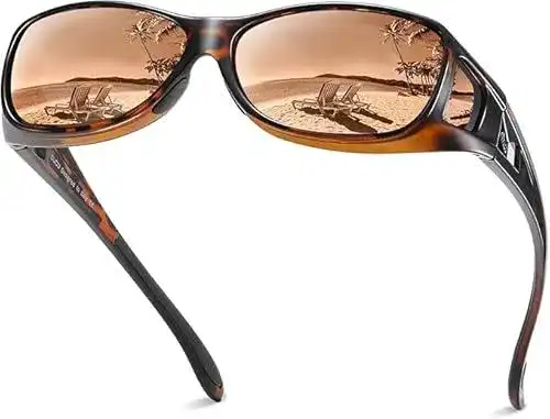 Duco Sonnenbrille für Herren und Damen – Polarisierte Unisex Überbrille