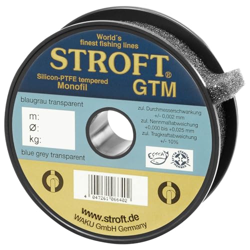 Stroft GTM monofile Schnur 100m – 0,350mm mit 10,5kg Tragkraft