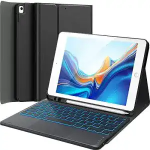 Chesona Tastaturhülle für iPad 8. und 9. Generation mit Touchpad