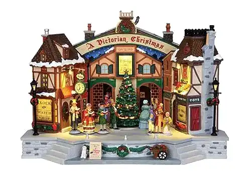 Weihnachtsdorf Lemax Village Collection A Christmas Carol Spielset