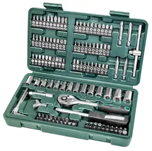 Steckschlüssel-Set Brüder Mannesmann M29166, 130-teilig