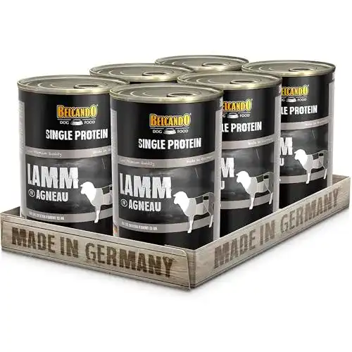 Hundefutter Belcando Single Protein 6x400g Lamm – Monoprotein Nassfutter