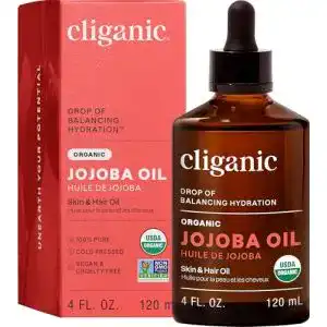 Jojobaöl Cliganic bio 100% rein, 120ml kaltgepresst für Haut und Haare