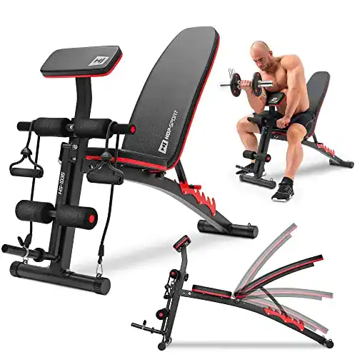 Schrägbank HS Hop-Sport Multifunktions Hantelbank HS-1035