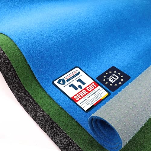 Rasenteppich Primaflor PARK in Blau – Robuster Outdoor-Bodenbelag