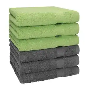 Betz Handtuch Set 6er Pack in Premium Größe 50×100 cm aus 100% Baumwolle
