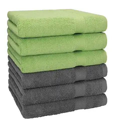 Betz Handtuch Set 6er Pack in Premium Größe 50×100 cm aus 100% Baumwolle