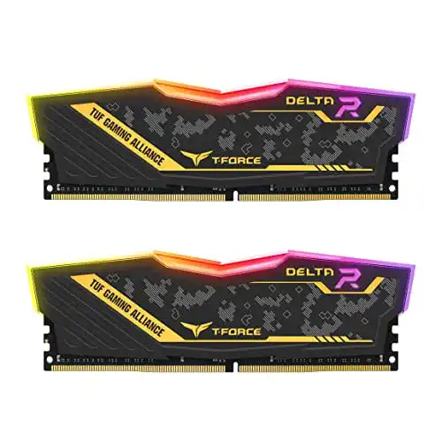 32GB RAM TeamGroup T-Force Delta TUF Gaming Alliance RGB
