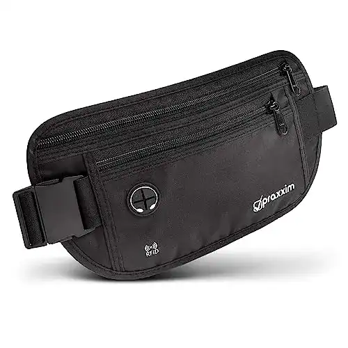 Diebstahlsichere Bauchtasche Praxxim für sicheres Reisen