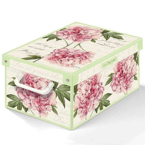 Lavatelli Aufbewahrungsbox aus Karton mit Deckel für Kleidung und Wäsche