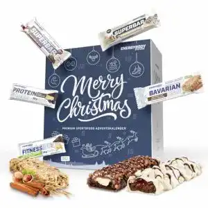 Fitness Adventskalender mit Protein- und Ausdauerriegeln