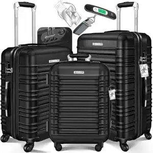 Koffer Set Kesser 3-teilig Hartschalenkofferset