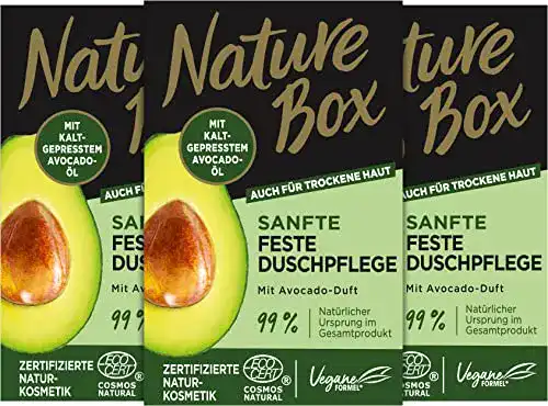 Duschseife Nature Box Sanfte Duschpflege mit Avocado-Duft