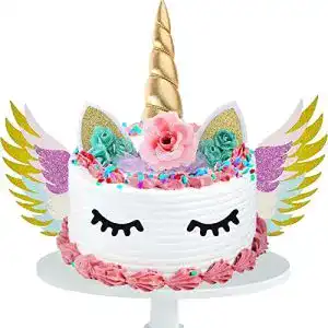 Einhorn Tortendeko Youyike für Torten und Kuchen