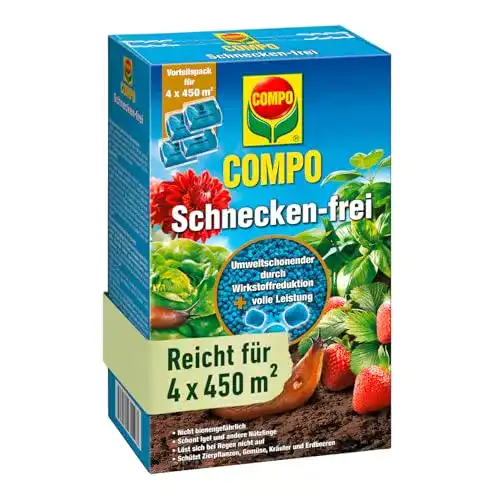 Compo Schneckenkorn, effektives Streugranulat gegen Schnecken