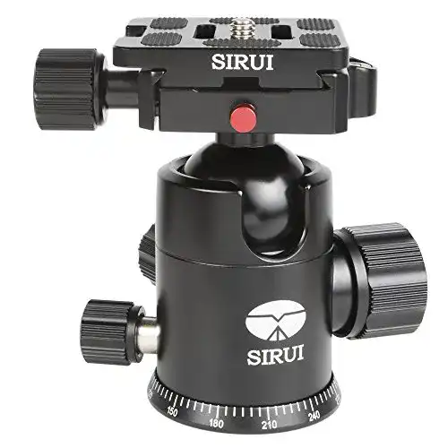 Kugelkopf Sirui G-20X Stativ aus Aluminium mit Wechselplatte TY-50X