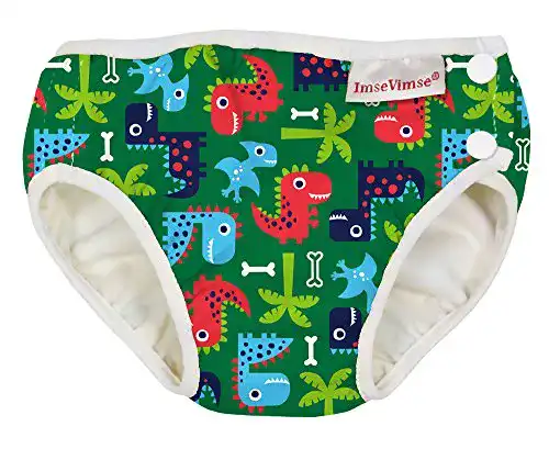 Baby Schwimmwindeln von Imsevimse im Green Dino Design