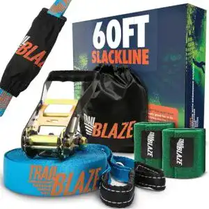Slackline Trailblaze Kit mit Baumschutz und Tragetasche für Anfänger