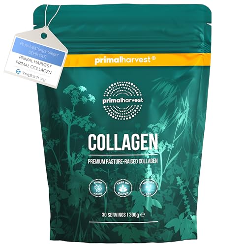 Kollagenhydrolysat Primal Harvest Collagen Pulver mit bioaktiven Inhaltsstoffen