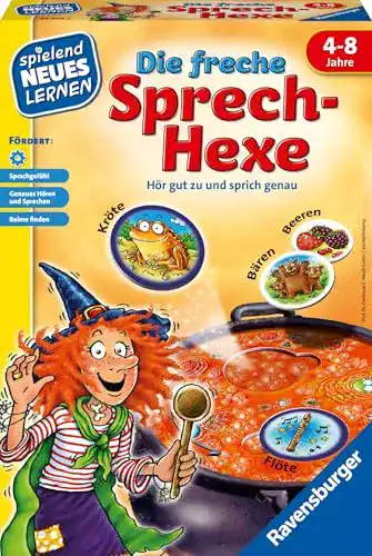 Ravensburger 24944 Die freche Sprech-Hexe Lernspiel für Kinder ab 4 Jahren