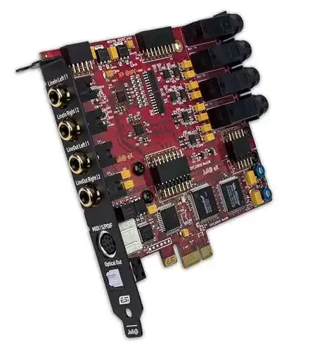 Interne Soundkarte Esi Juli@ eX 32-Bit 192kHz PCIe-Audiokarte mit 4 Ein-/Ausgängen