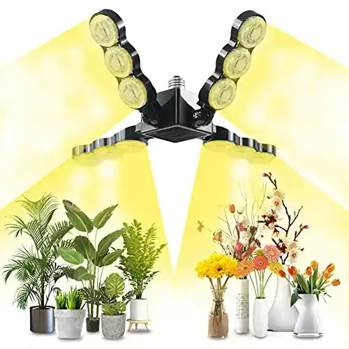Pflanzenlampe E27 Sansi 60W LED Vollspektrum für effektives Pflanzenwachstum
