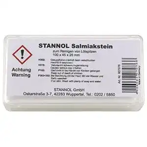 Salmiakstein Stannol 907076 100 x 45 x 20 mm in Dose