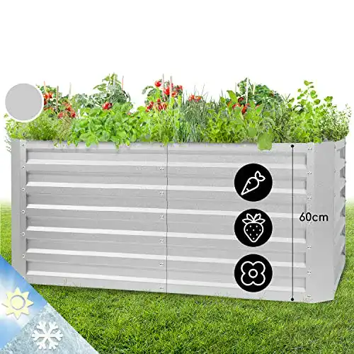 Hochbeet aus Metall von Blumfeldt wetterfest und langlebig