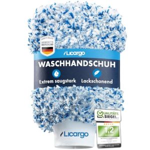Auto-Waschhandschuh Licargo für schonende Fahrzeugreinigung