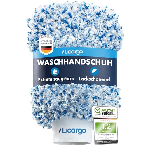 Auto-Waschhandschuh Licargo für schonende Fahrzeugreinigung