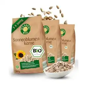 Bio Sonnenblumenkerne geschält von Clasen – 500 g