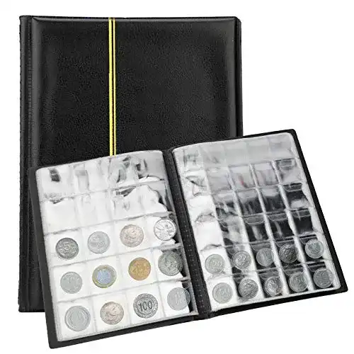 Münzalbum Savita 250 Taschen für Münzsammlungen