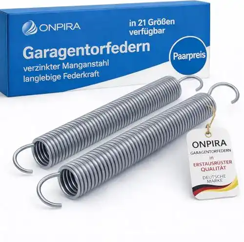 Garagentor Feder Onpira 2x Universal in 9 Größen