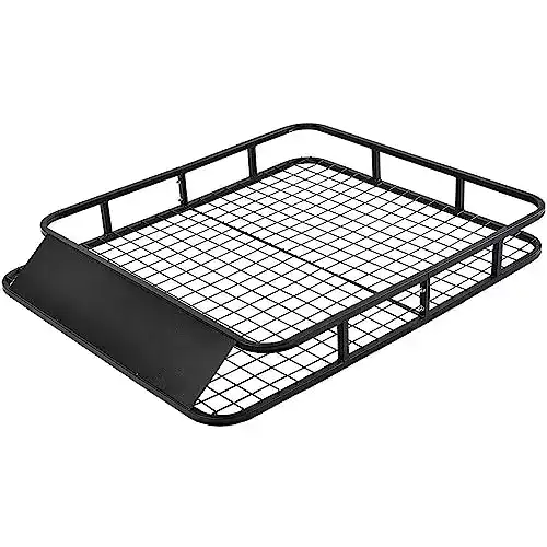 Dachkorb COSTWAY Universal Metall für Auto mit 120 cm Gepäckträger