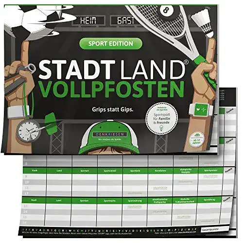 Stadt Land Vollpfosten Denkriesen – Sport Edition