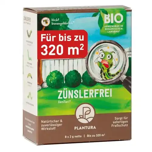 Buchsbaumzünsler-Spritzmittel Plantura Xentari gegen Raupen und Schadraupen