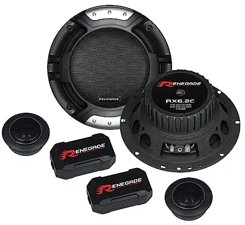 Renegade RX6.2C Oval 2-Wege Auto-Lautsprecher 200W