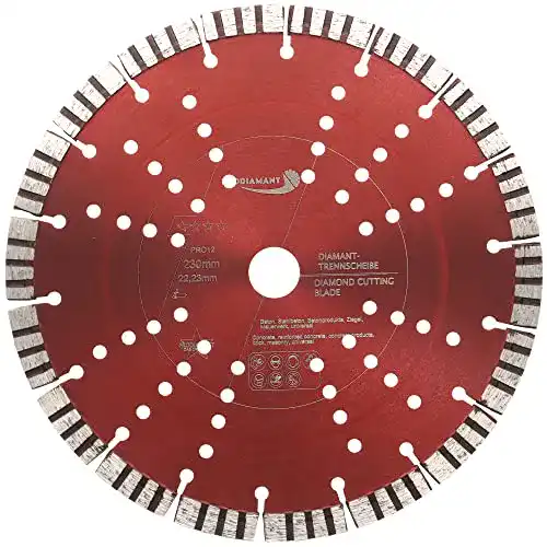 Diamanttrennscheibe 230 mm Prodiamant für Beton und Naturstein