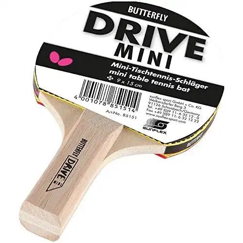 Butterfly Tischtennisschläger für Erwachsene – Mini Drive Mini