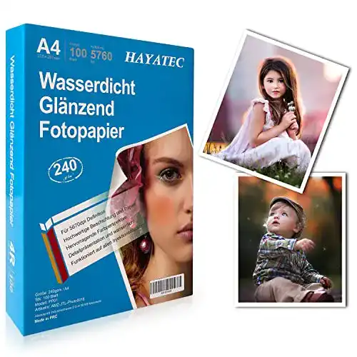 Fotopapier A4 Alaskaprint 100 Blatt hochglänzend