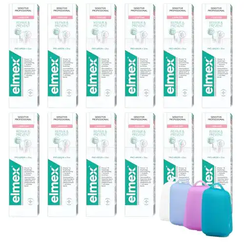 Zahnpasta für empfindliche Zähne Elmex Sensitive 12er Set