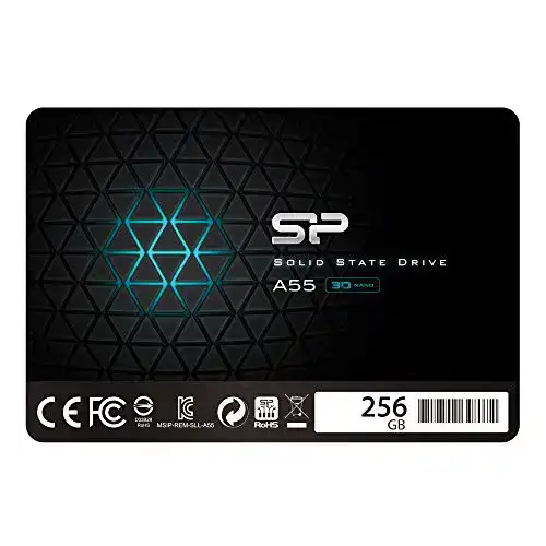 SSD 256GB Silicon Power A55 3D NAND SATA III 2,5 Zoll intern
