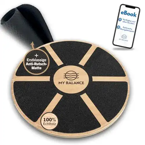 My Balance Premium Balance-Board mit Antirutschmatte