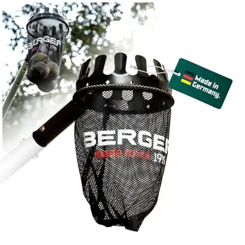 Obstpflücker von Berger 5440 in Schwarz für Teleskopstangen