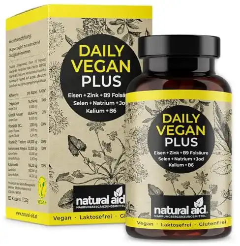 Nahrungsergänzungsmittel für Veganer – Daily Vegan Zink Multivitamin Kapseln