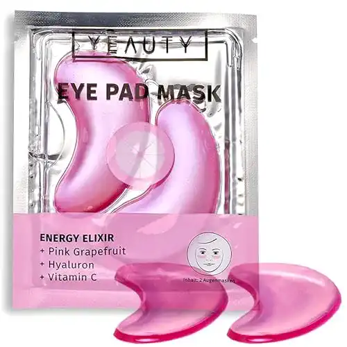 Yeauty Energy Elixir Augenpads mit Pink Grapefruit und Hyaluron