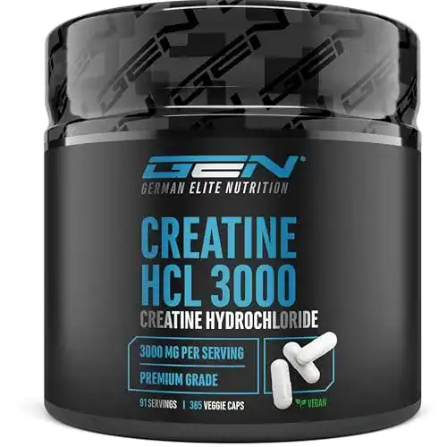 Creatin Kapseln German Elite Nutrition Creatine HCL 365 Stück