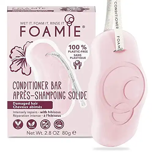 Fester Conditioner für geschädigtes und fettiges Haar von Foamie