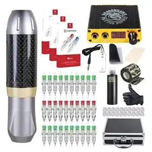 Tattoo Maschine Dragonhawk Pen mit Carbonfaserrahmen