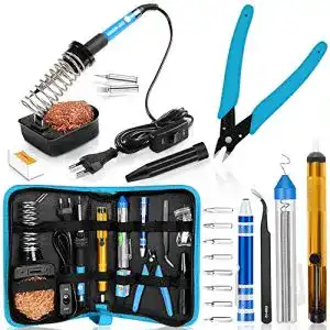 Lötkolben-Set 90W mit LCD Display und Zubehör für Reparaturen